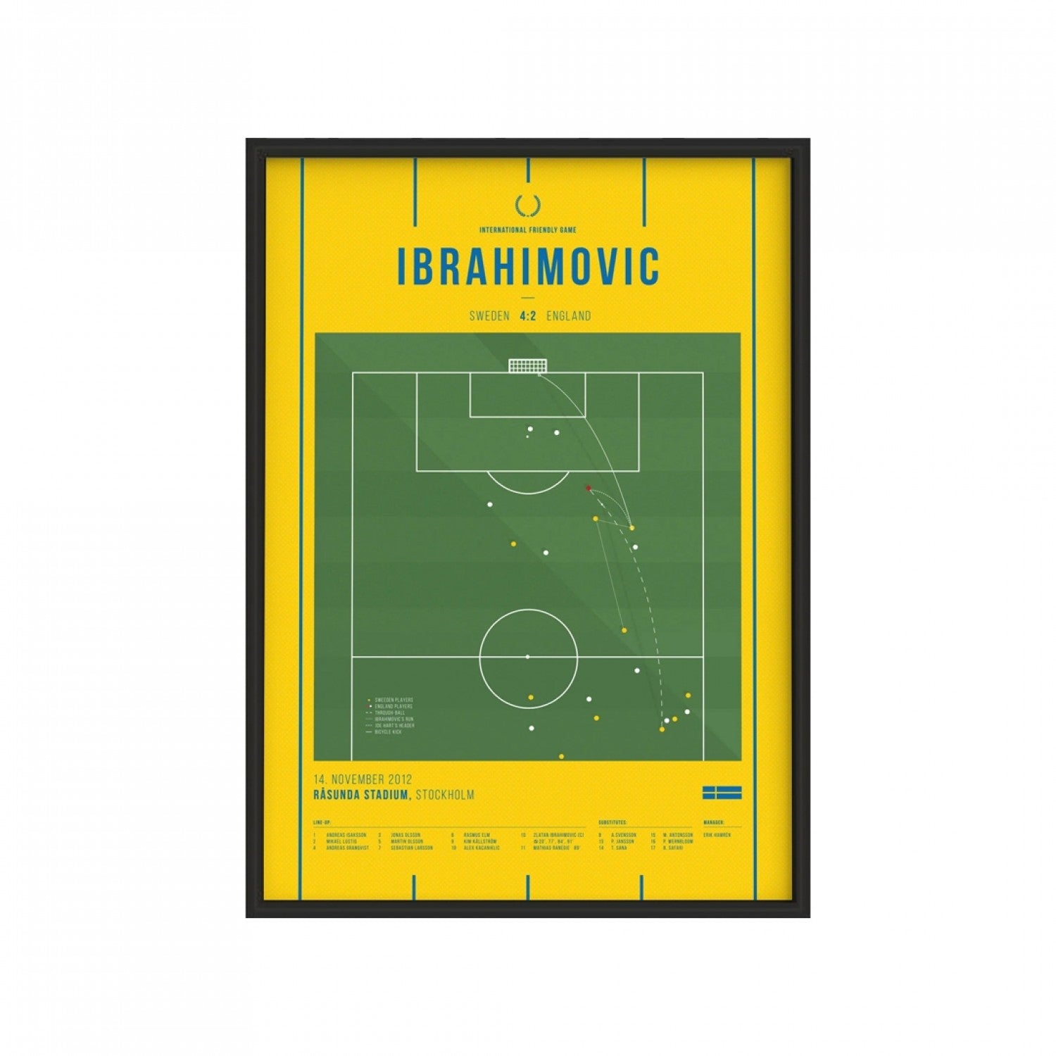 Zlatan Ibrahimovic Scores Amazing 30-yard Bicycle-kick