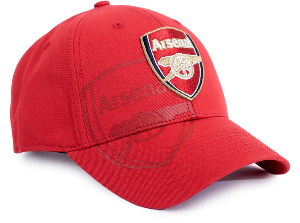 Arsenal Obsidian Crest Red Baseball Cap