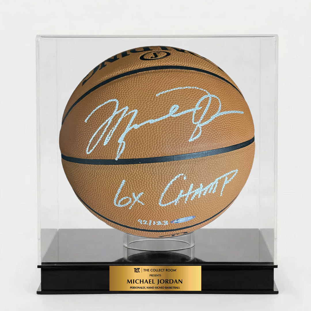 Michael Jordan signed basketball