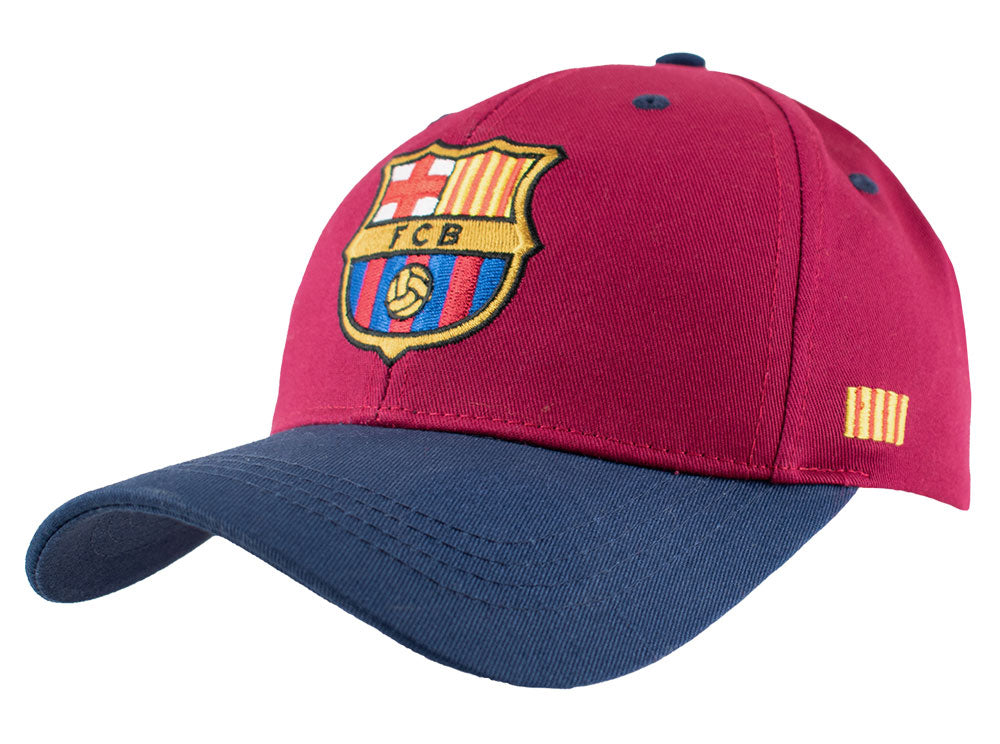 Barcelona Baseball Cap – Burgundy &amp; Navy 