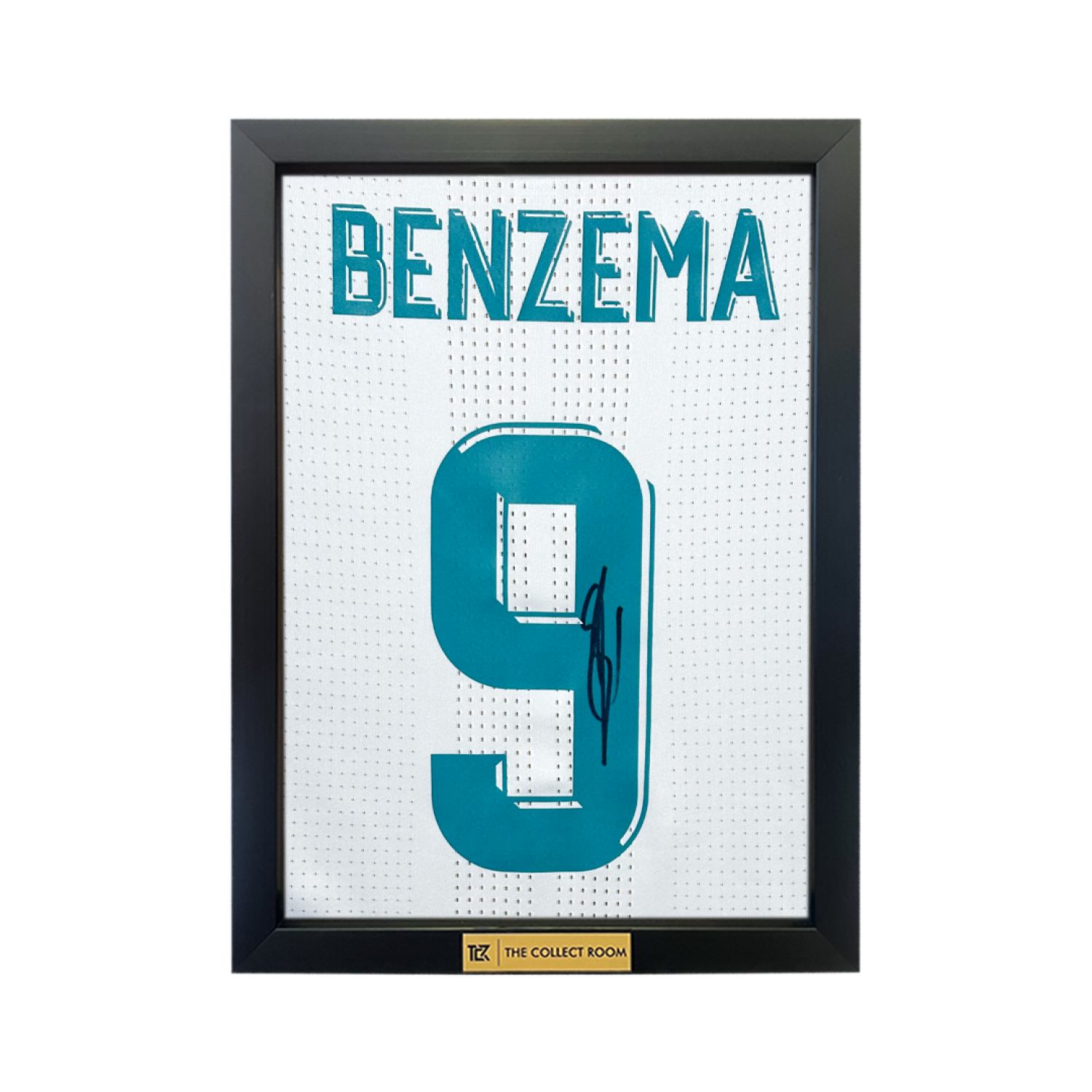 Karim Benzema Signed Real Madrid 2017-18 Home Jersey