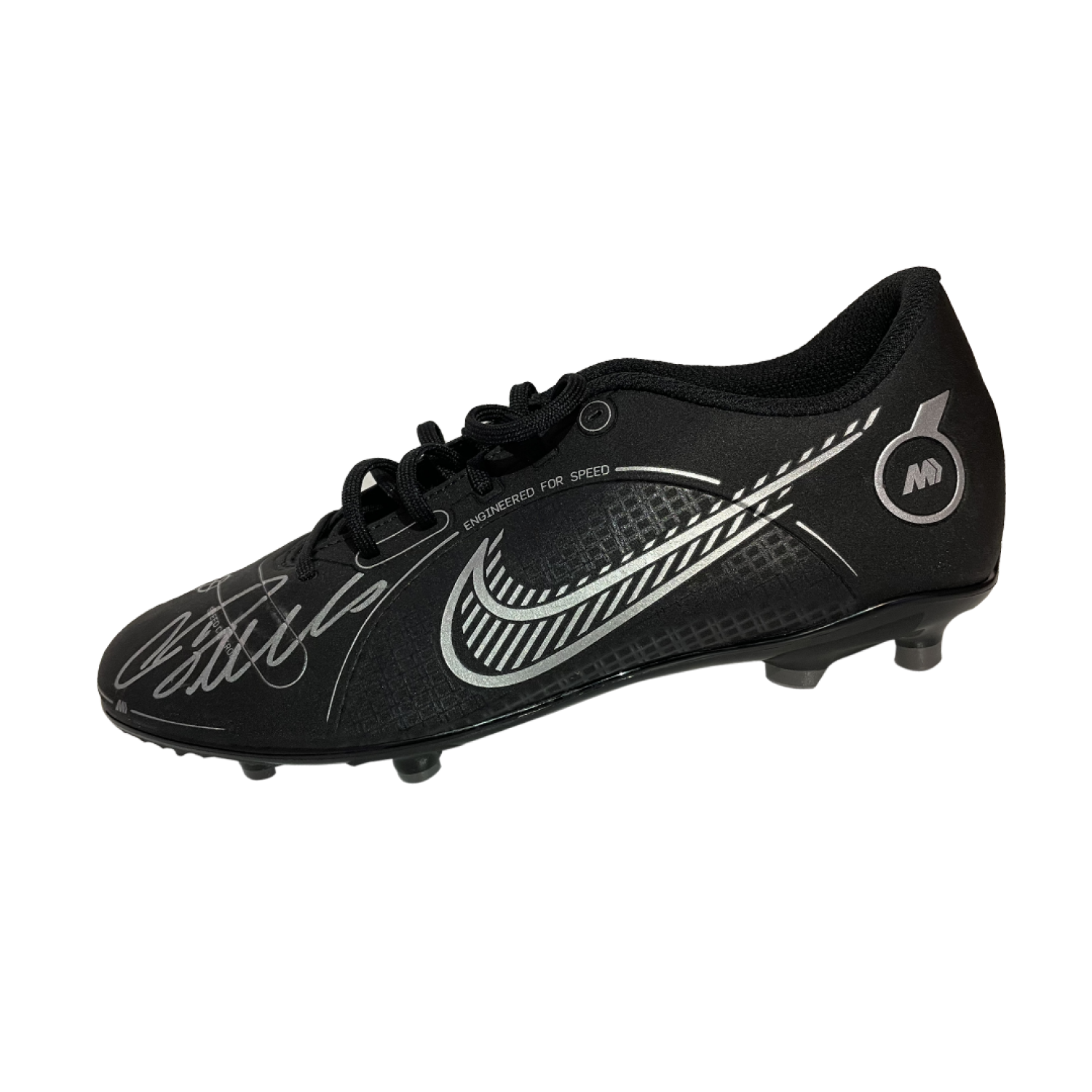Cristiano Ronaldo Signed Soccer Boot Black/Silver