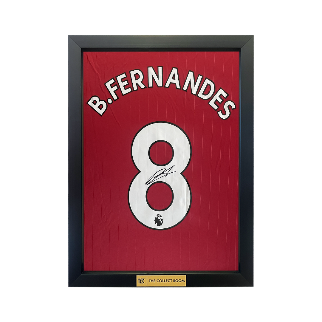 Bruno Fernandes Signed Manchester United 22/23 Home Jersey