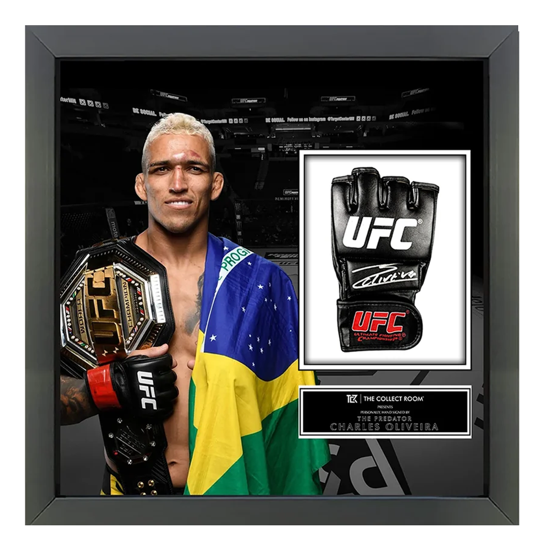 Charles Oliveira Signed UFC Glove