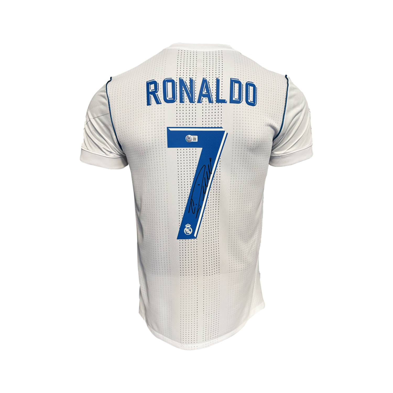Cristiano Ronaldo Real Madrid 17-18 Home Signed Jersey