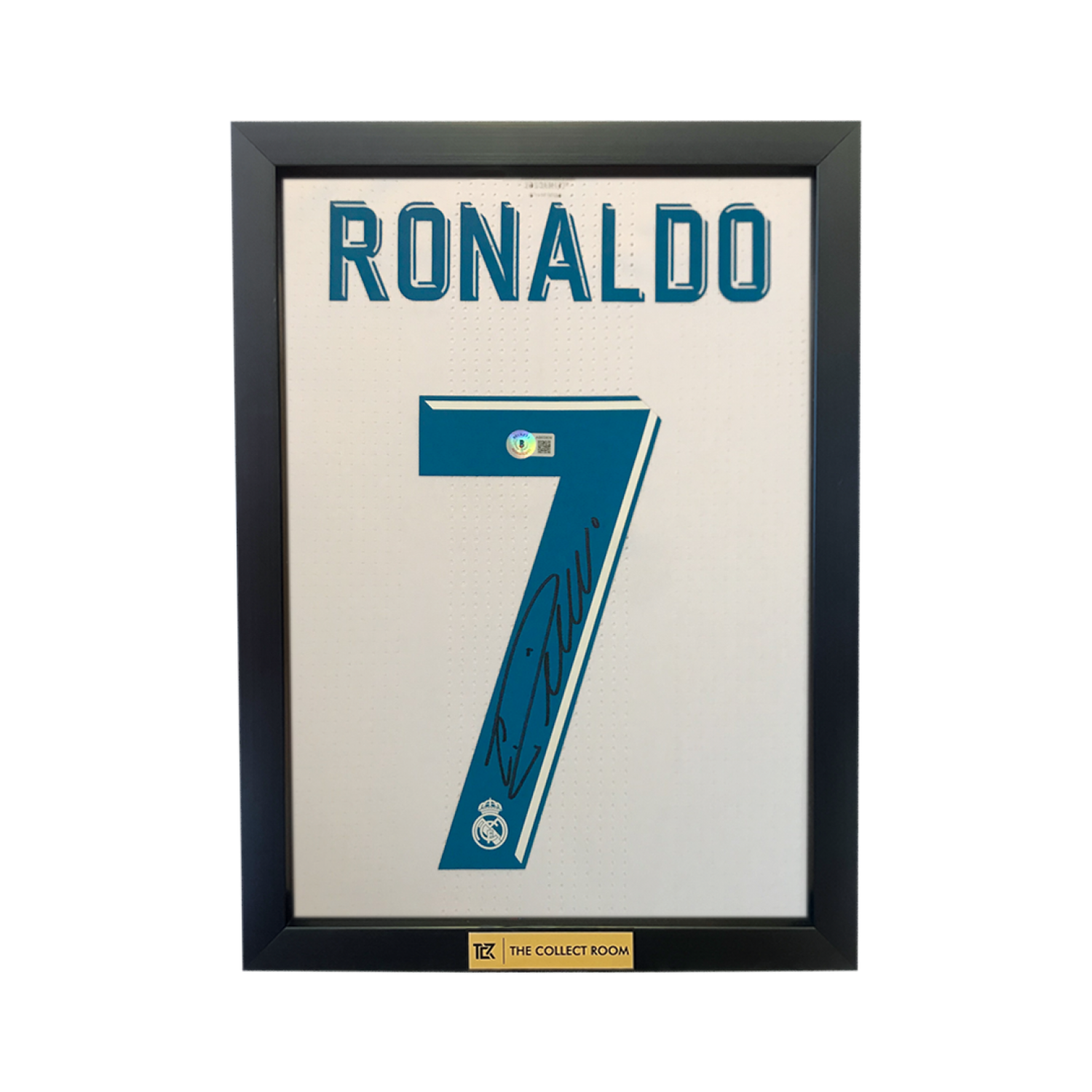 Cristiano Ronaldo Real Madrid 17-18 Home Signed Jersey