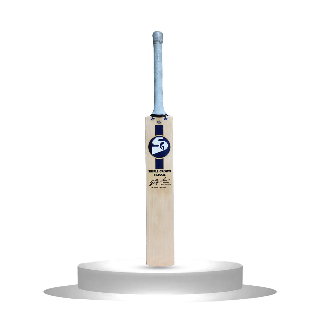 SG Triple Crown Classic English Willow Cricket Bat - Short Handle