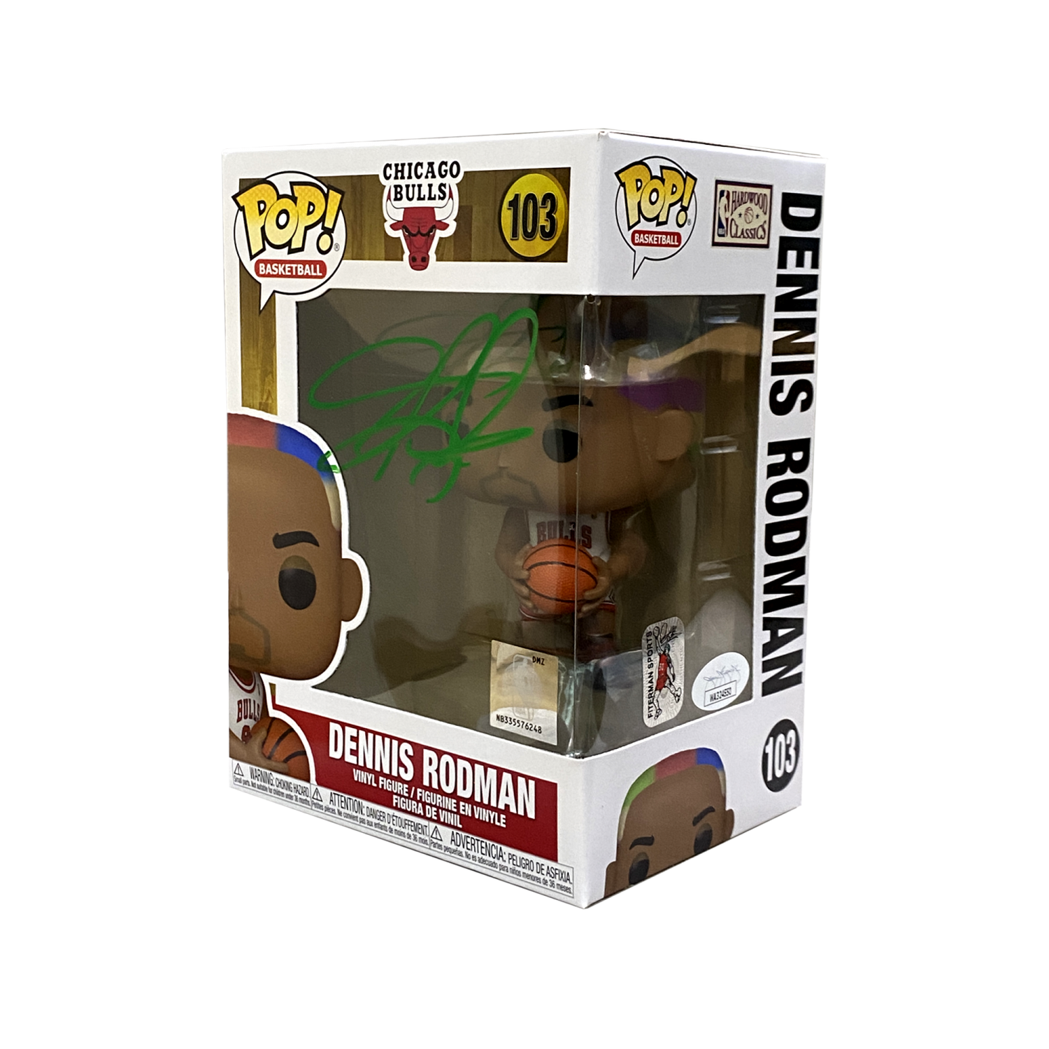 Dennis Rodman Signed Funko POP Figure
