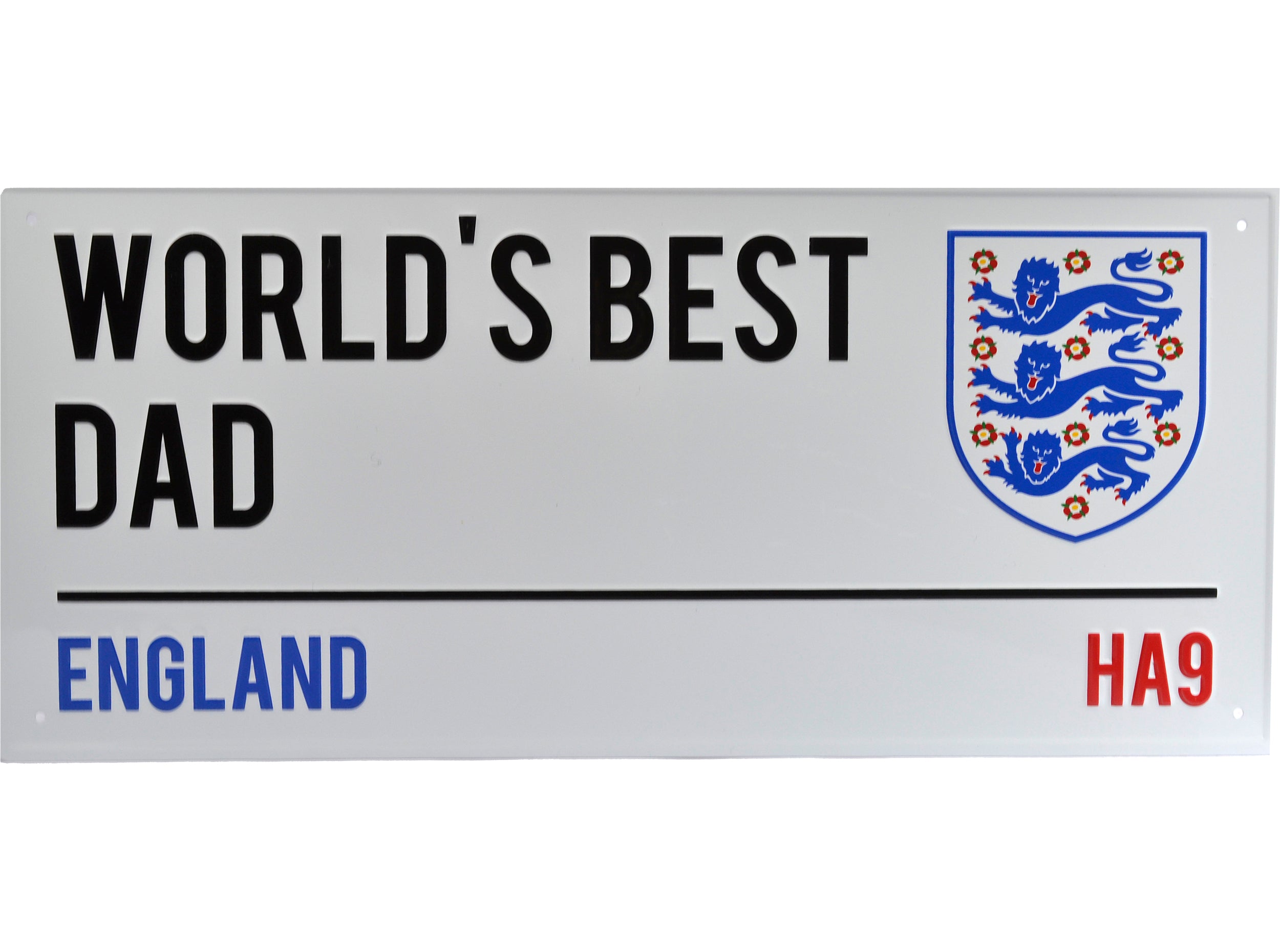 England FA Best Dad Light Street Sign