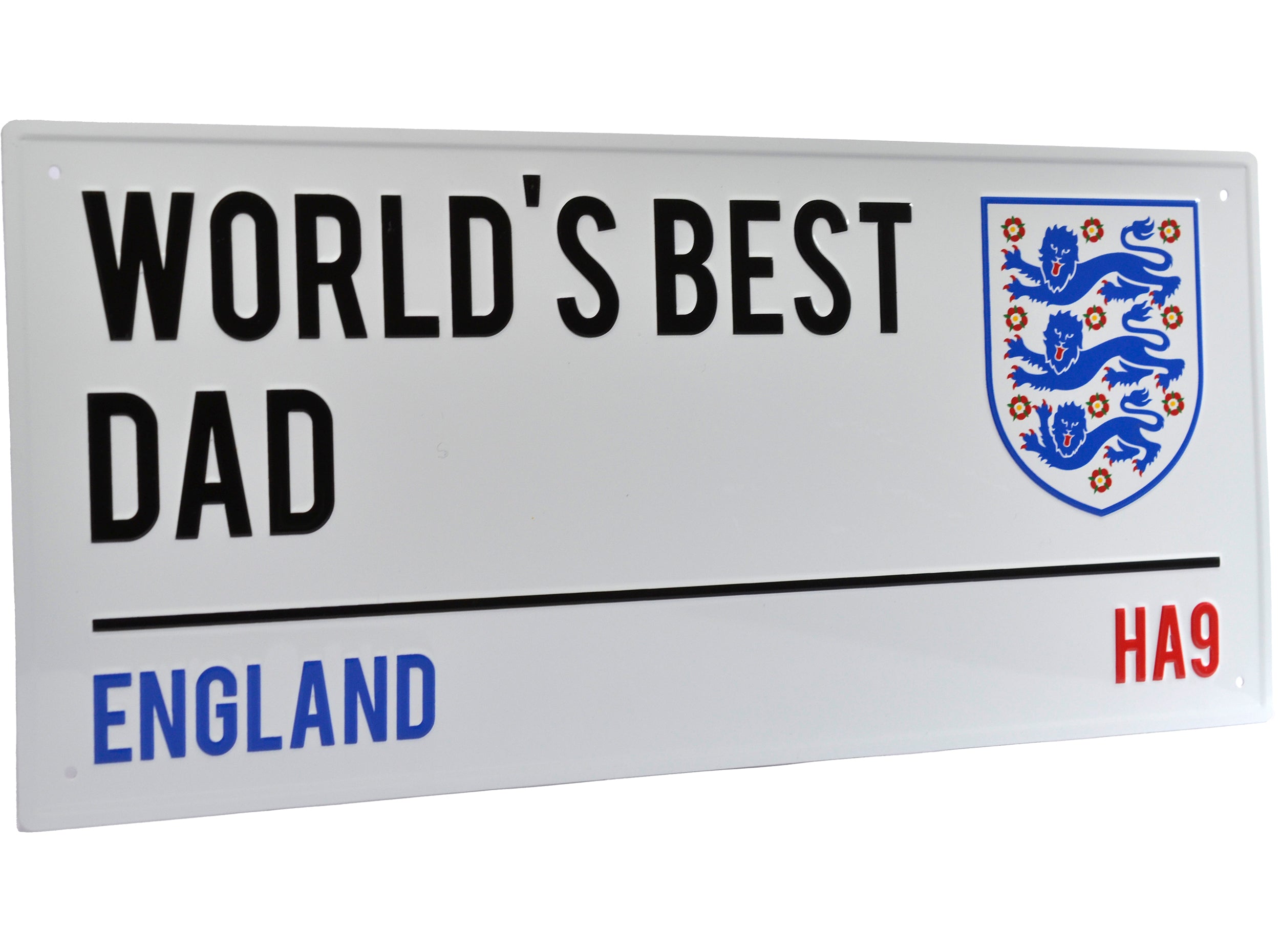 England FA Best Dad Light Street Sign