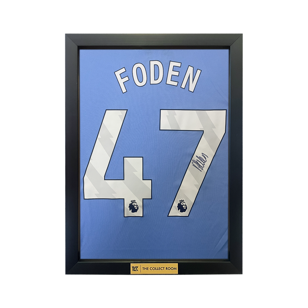 Phil Foden Back Signed Manchester City 24/25 Home Jersey