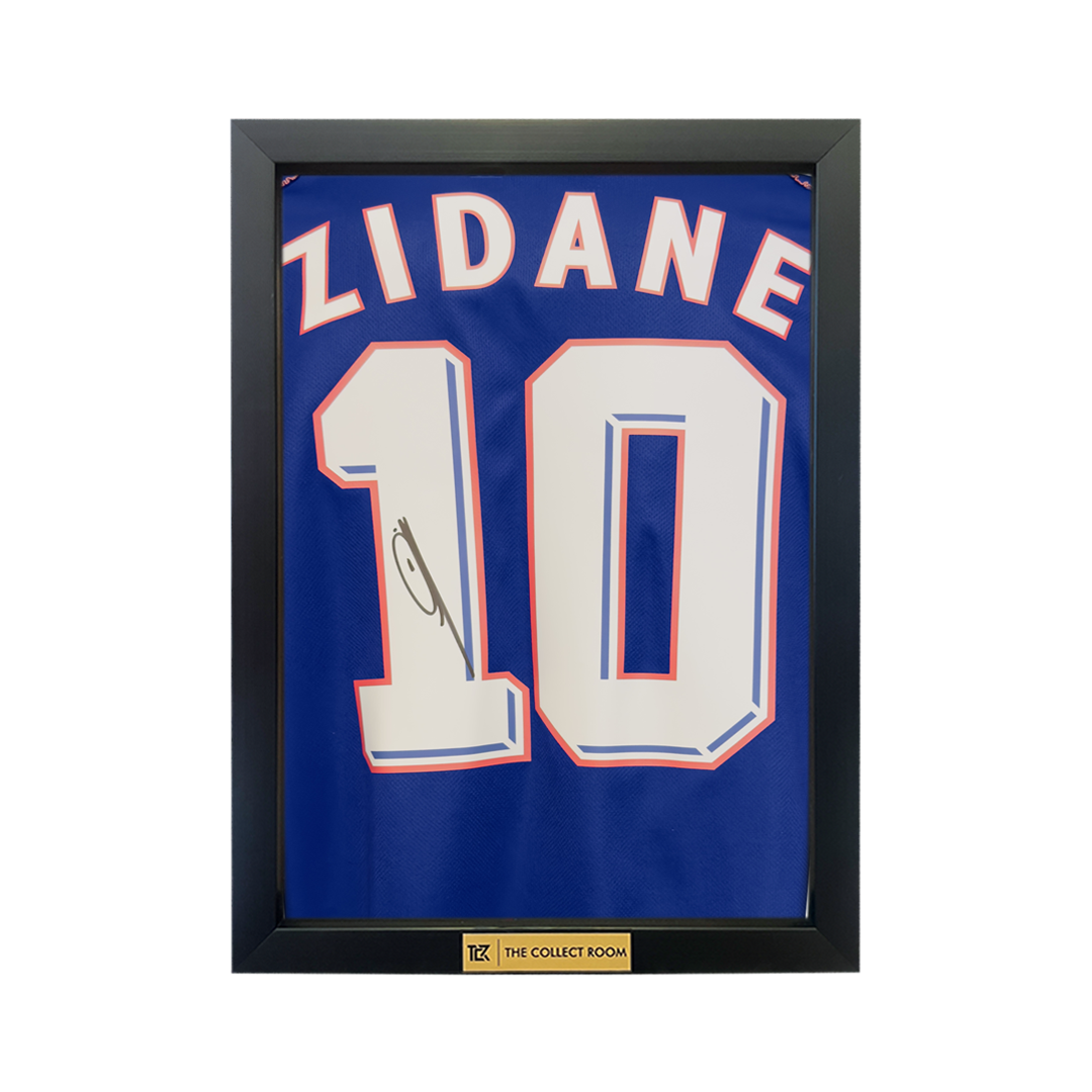 Zindeline Zidane Back Signed France 1998 Home Shirt