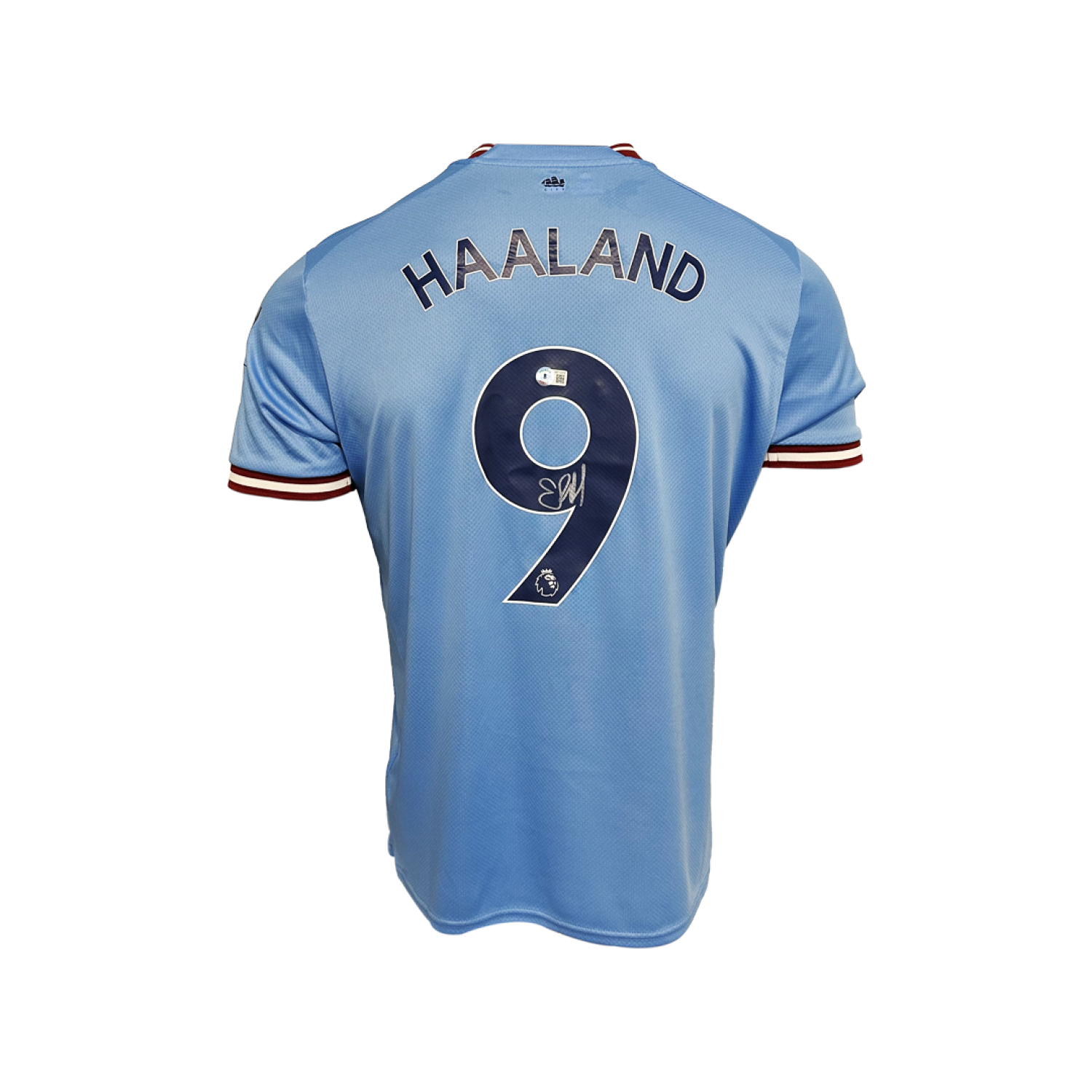 Erling Haaland & Kevin De Bruyne Duo Signed Manchester City 2022-23 Jersey in Dual Frame