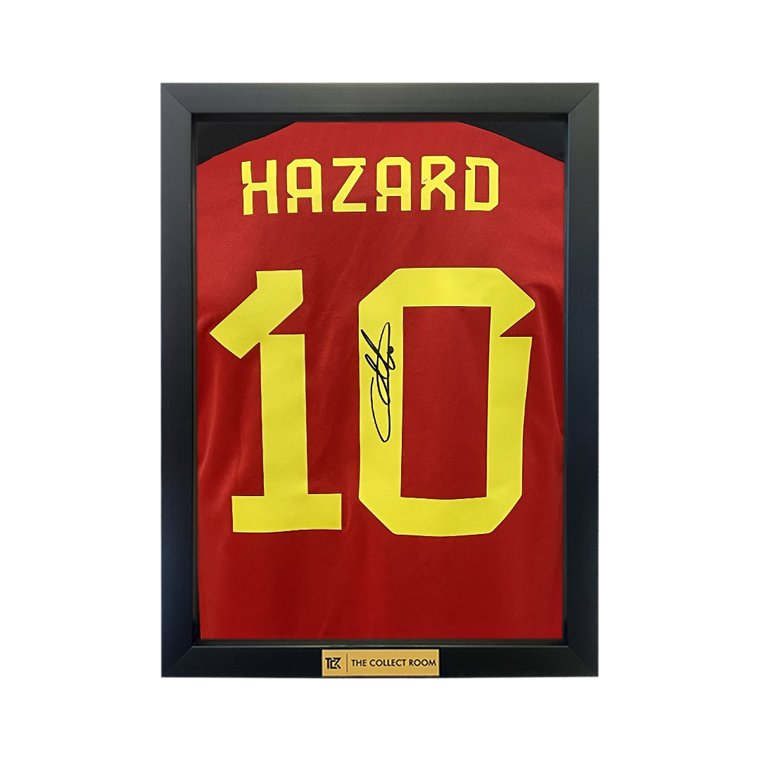Eden Hazard Signed Belgium 2022 Home Shirt
