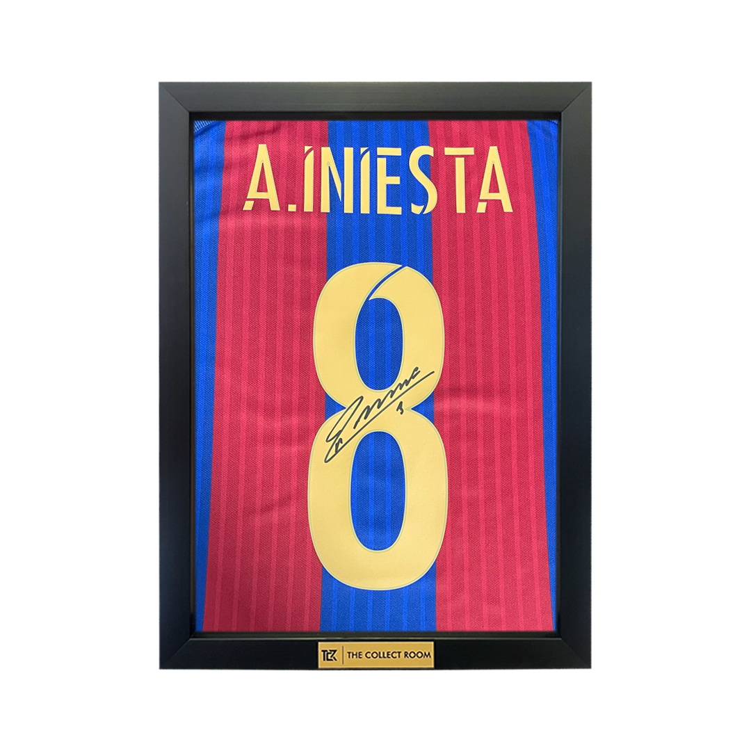 Andres Iniesta Signed Jersey