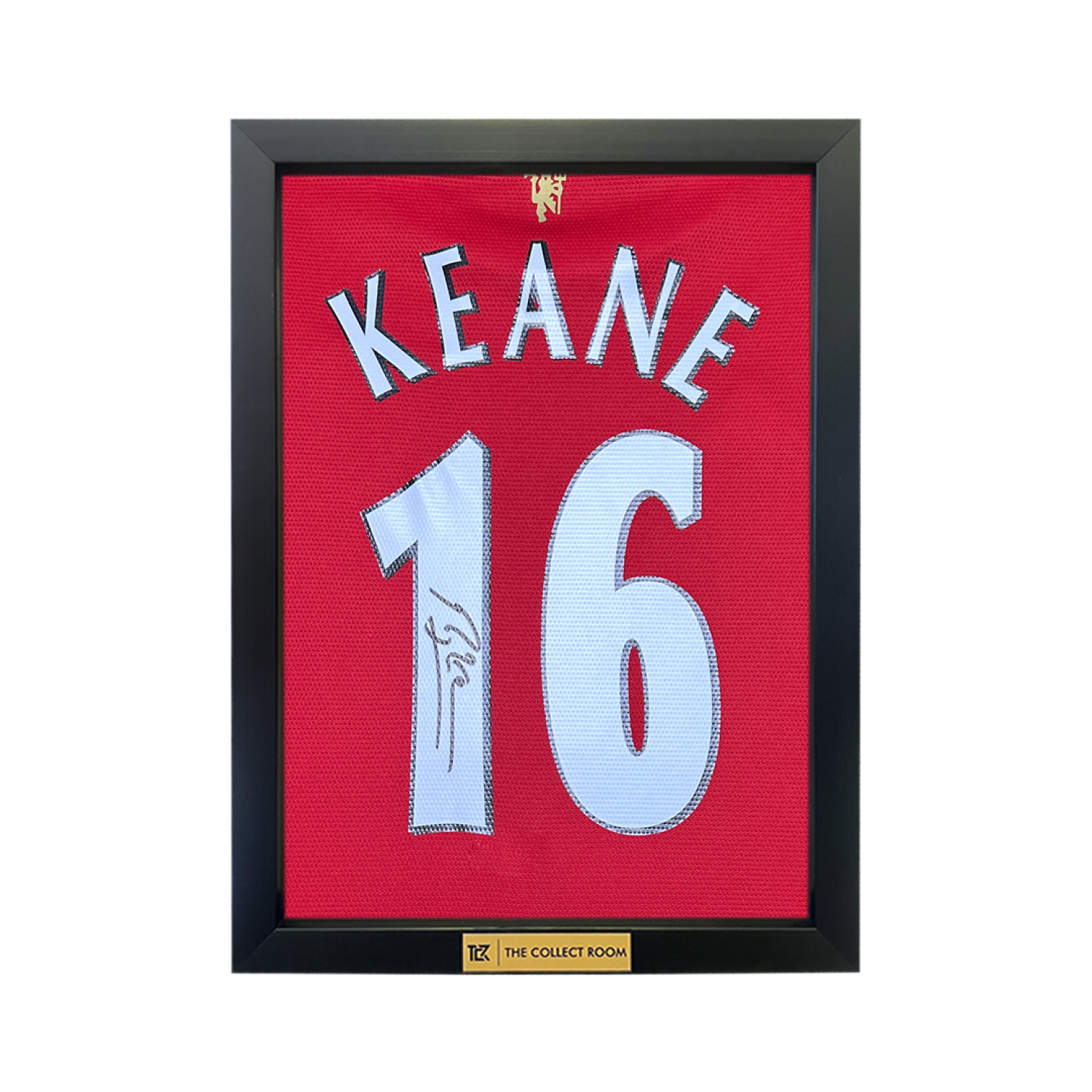Roy Keane Signed Manchester United Jersey