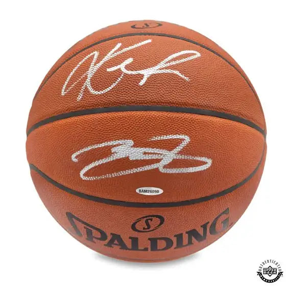 Kevin Love & LeBron James Signed Authentic Basketball