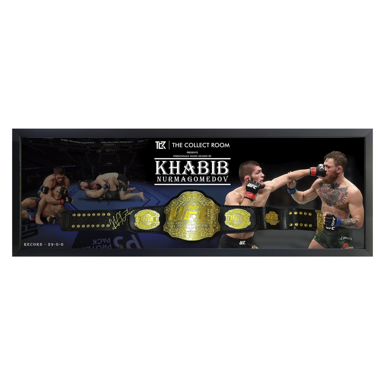 Khabib Nurmagomedov Signed UFC Classic Championship Replica Belt