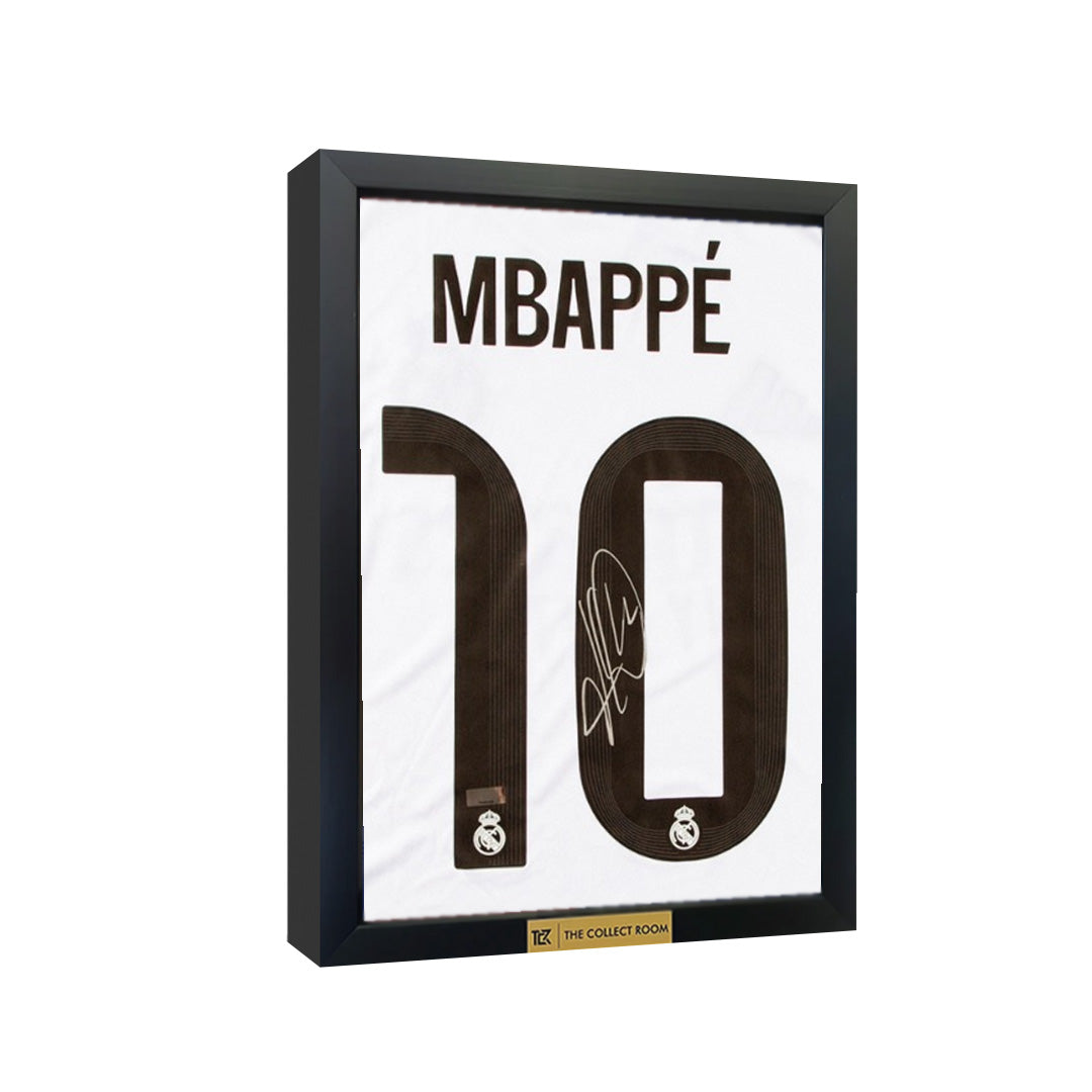 Kylian Mbappe Autographed 2025-26 Real Madrid White Replica Home Jersey