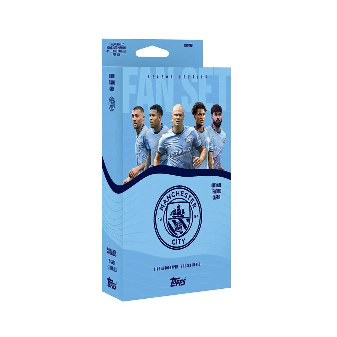 2024-25 Manchester City FC Topps Fan Set – 28 Official Trading Cards