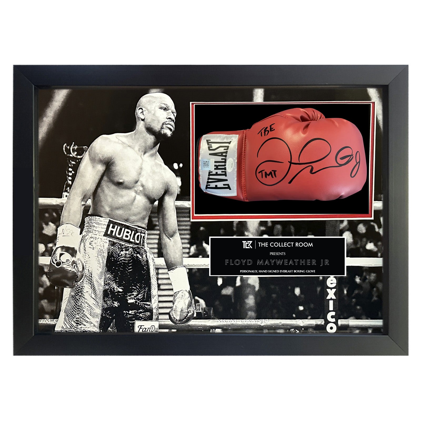 Mayweather Signed RIGHT Red Glove