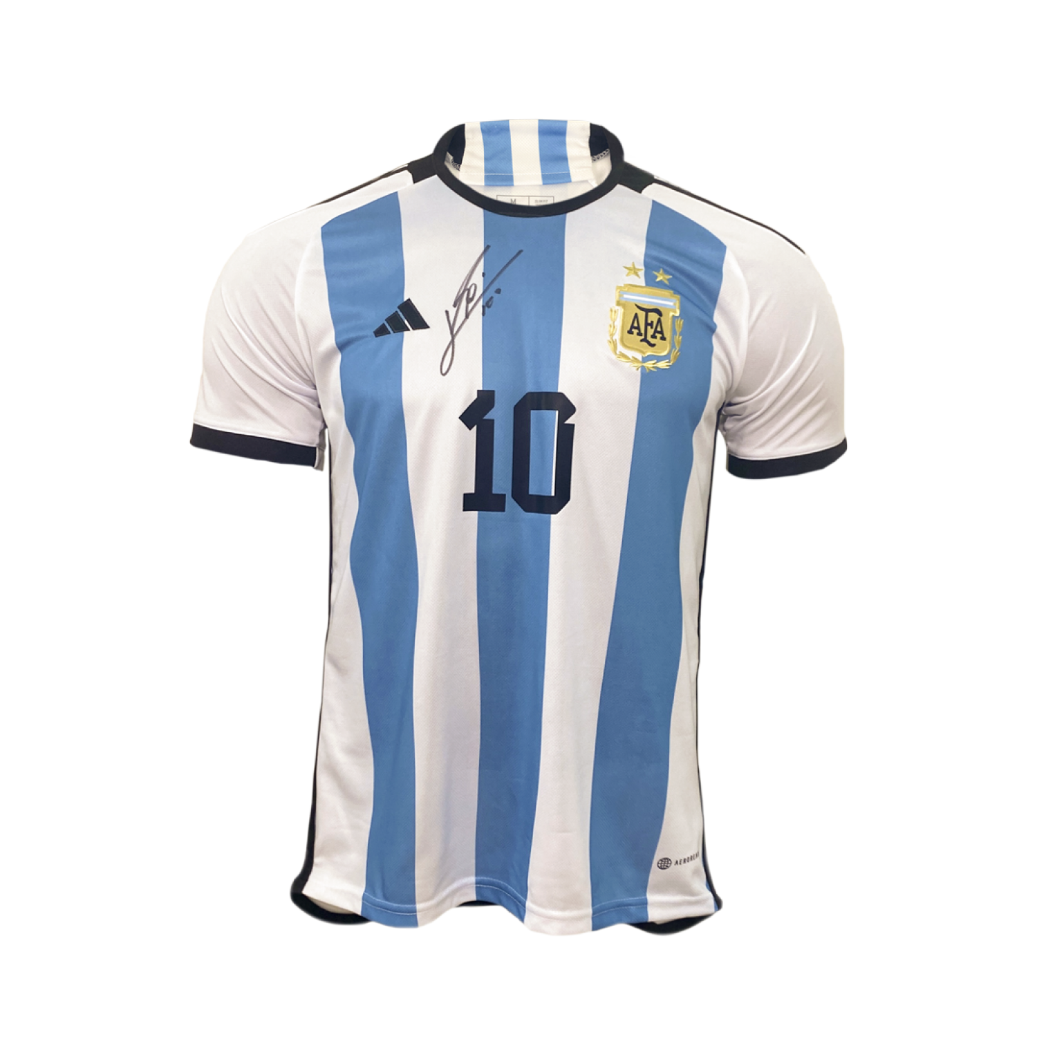 Lionel Messi Front Signed Argentina 2022-23 Home Jersey