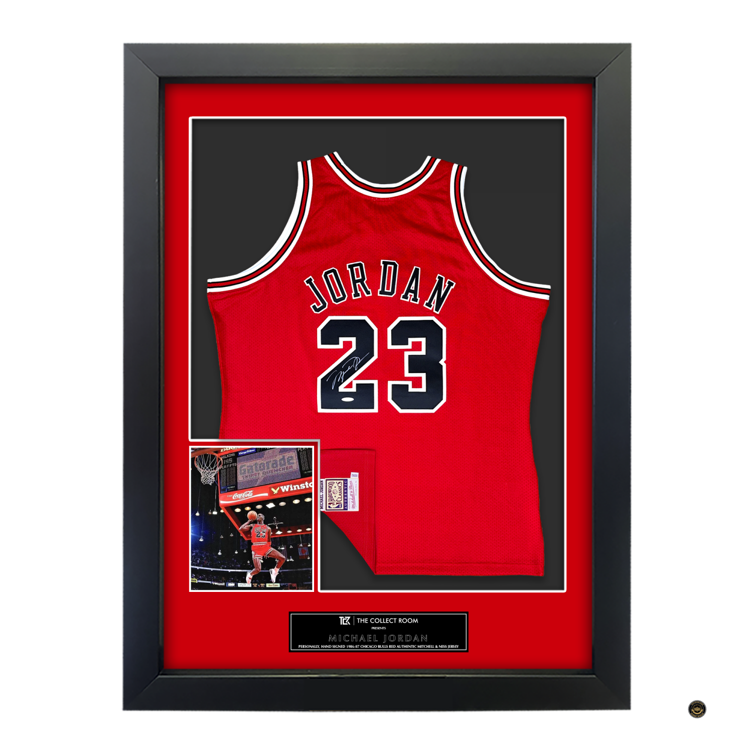 Michael Jordan Signed Chicago Bulls 1997-98 Away Jersey