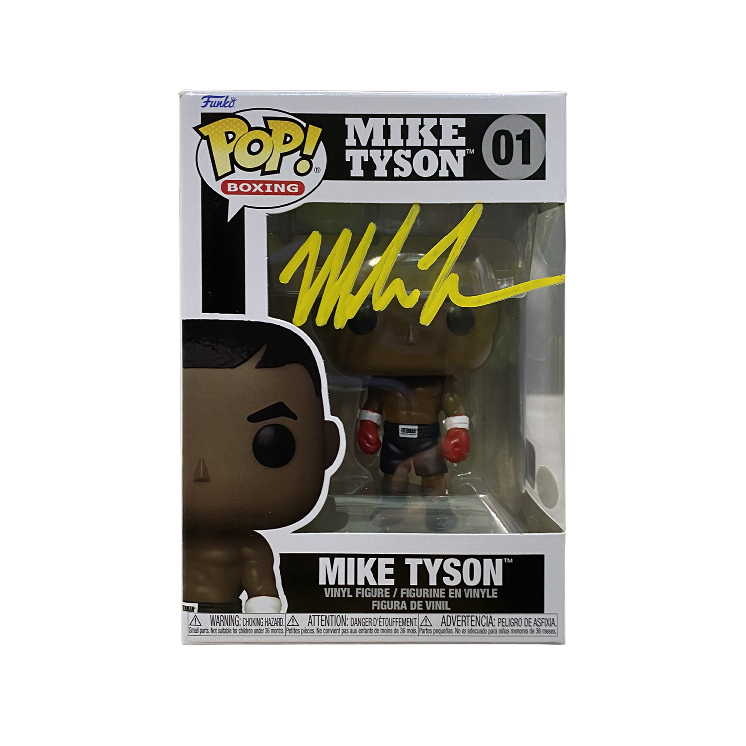 Mike Tyson Signed Funko Pop Figure