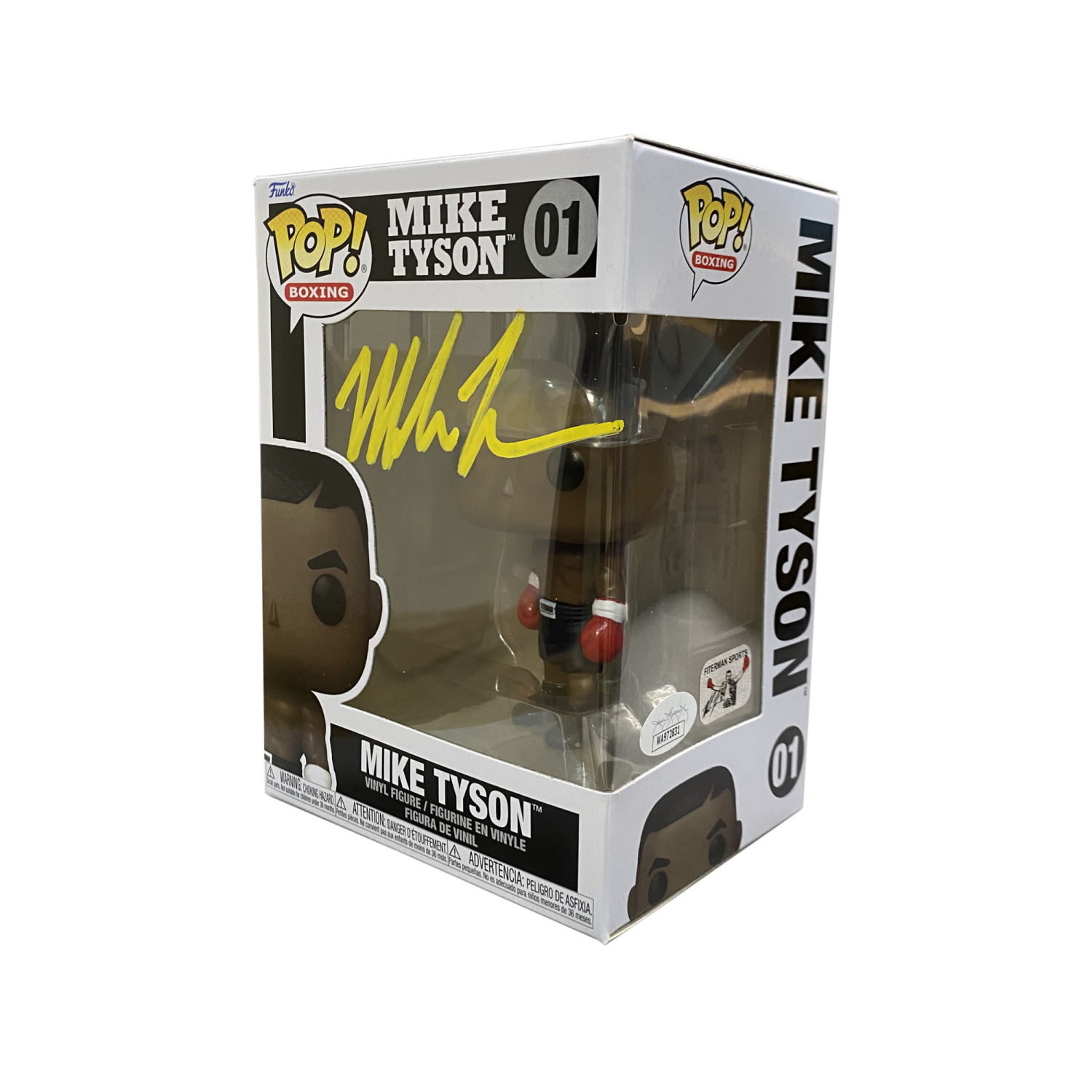 Mike Tyson Signed Funko Pop Figure