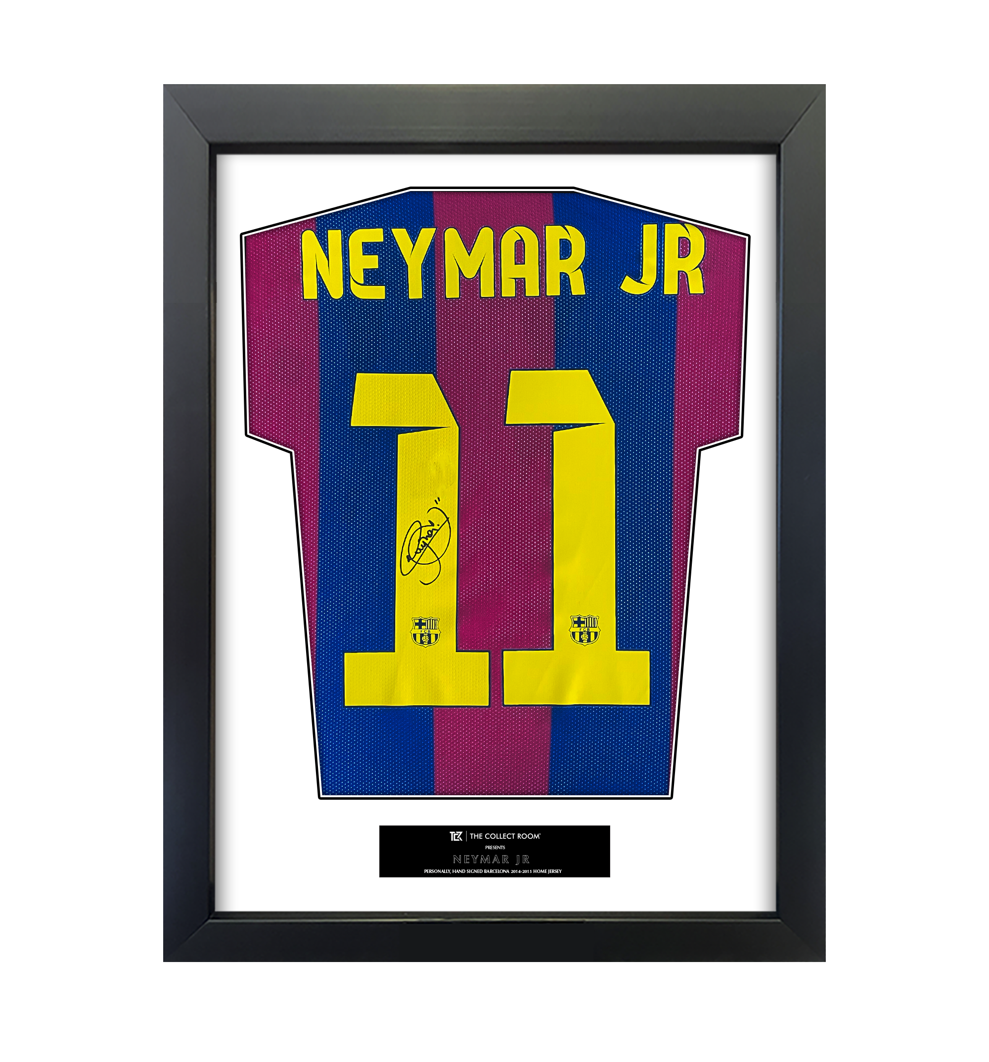 Neymar Jr Signed FC Barcelona 2014-15 Signed Home Jersey