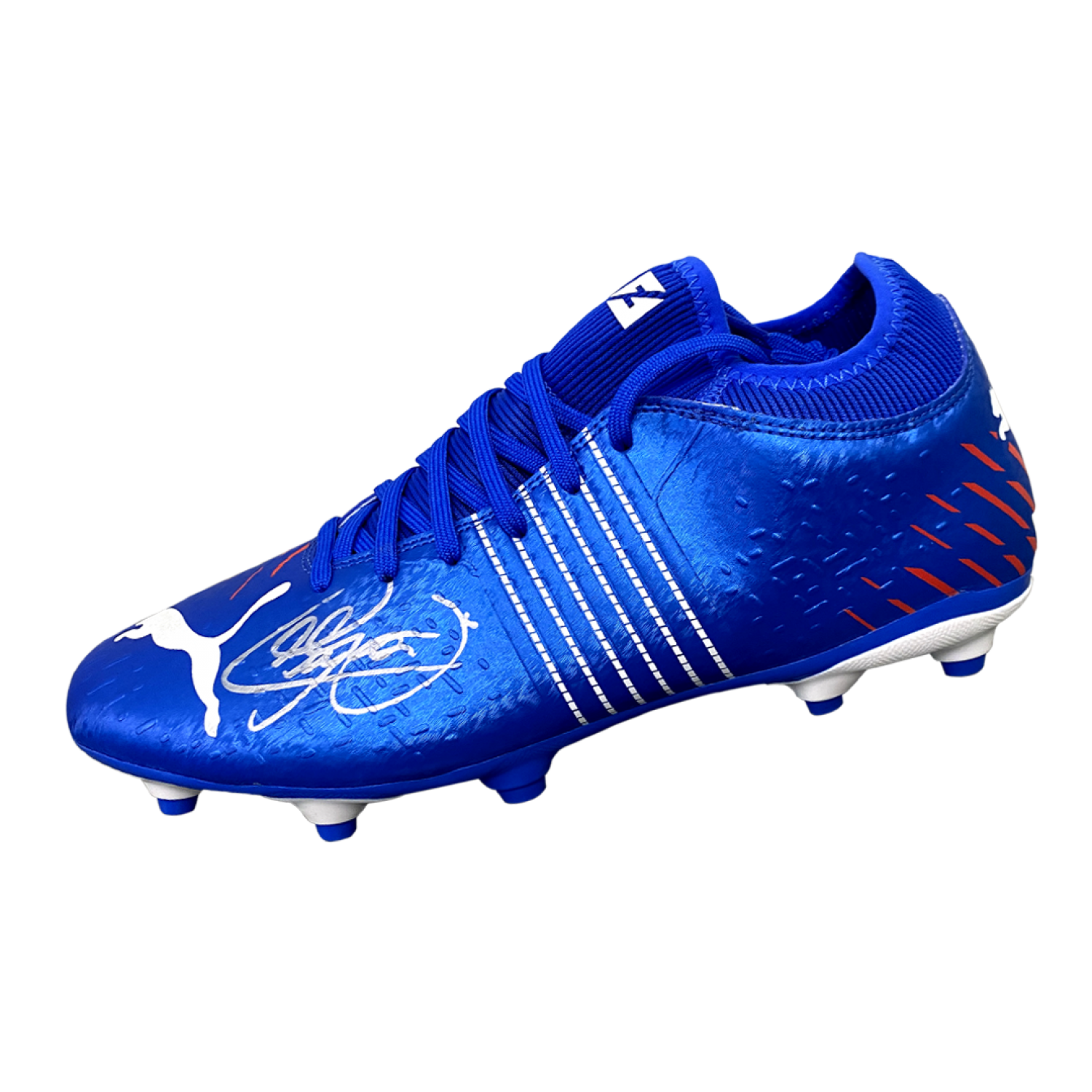 Neymar Jr Signed Puma Blue Boot