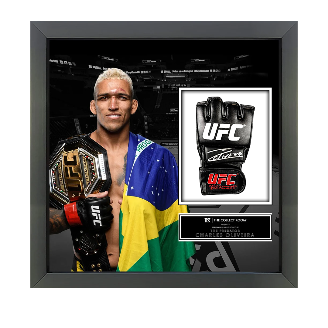 Charles Oliveira Signed UFC Glove
