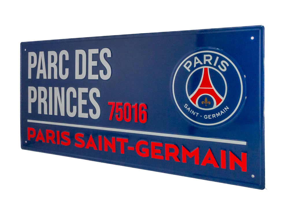 Paris Saint Germain FC Dark Street Sign