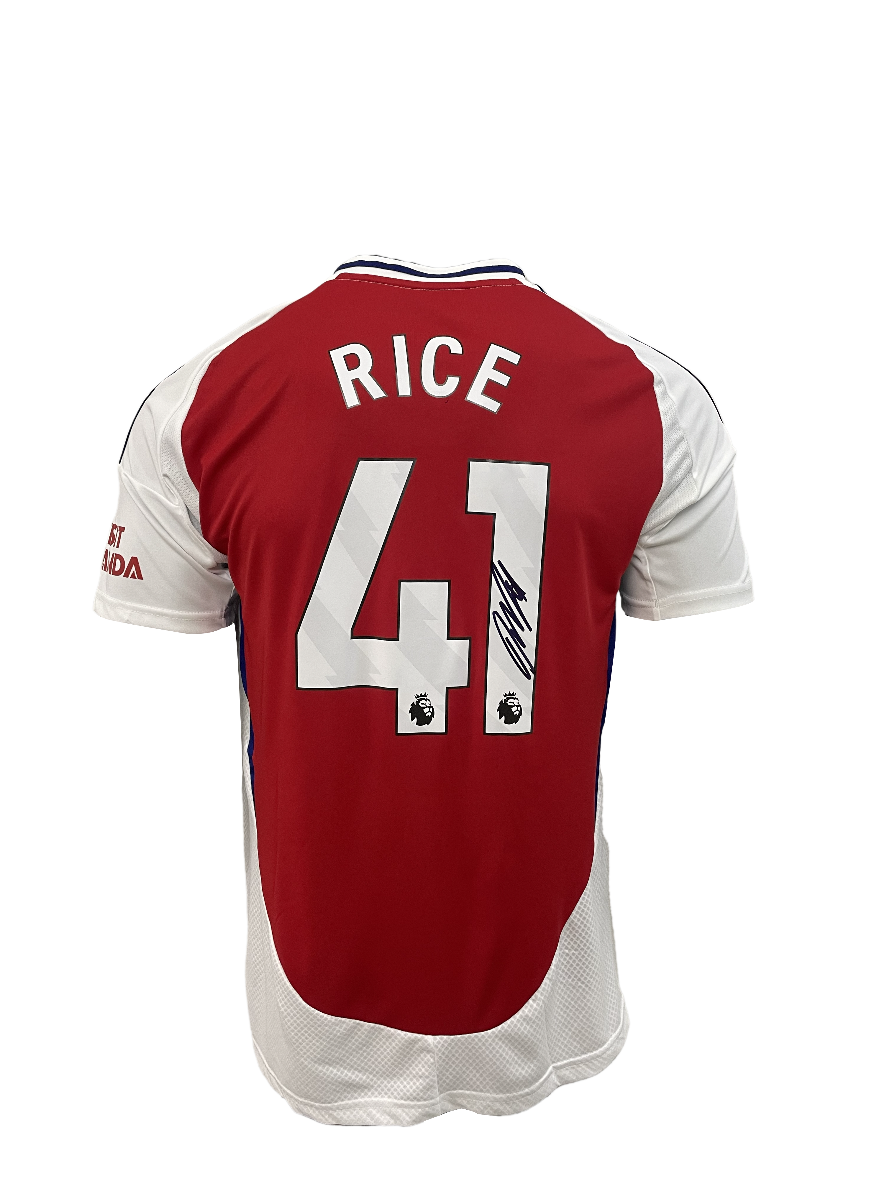 Declan Rice signed Arsenal 2024/25 Home shirt
