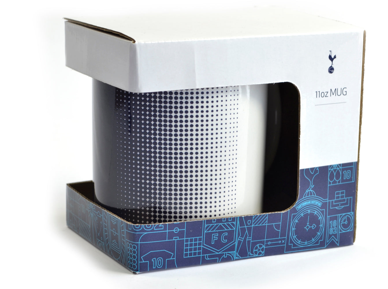 Spurs Halftone 11oz Boxed Mug- Size One Size