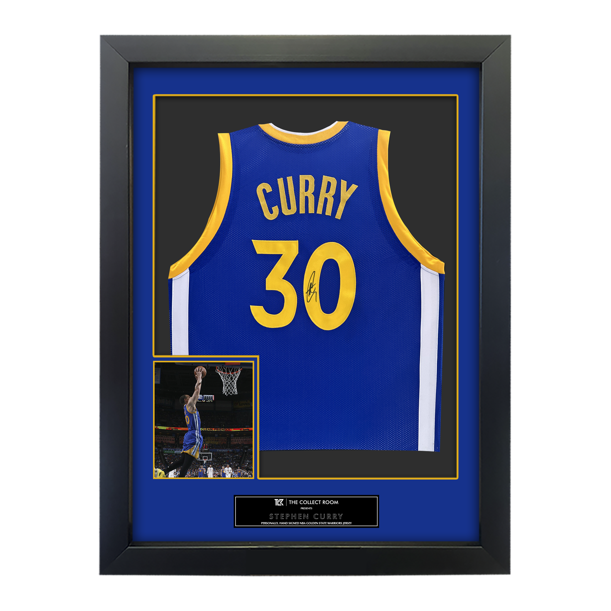 NBA Golden State Warriors Stephen Curry  Signed Replica Jersey