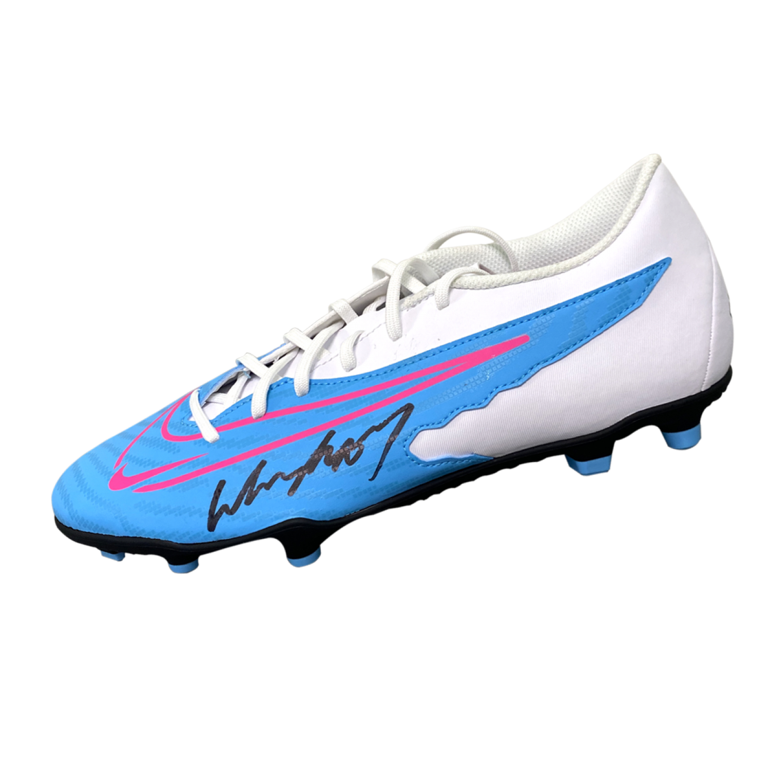 Wayne Rooney Signed Blue Nike Phantom Boot