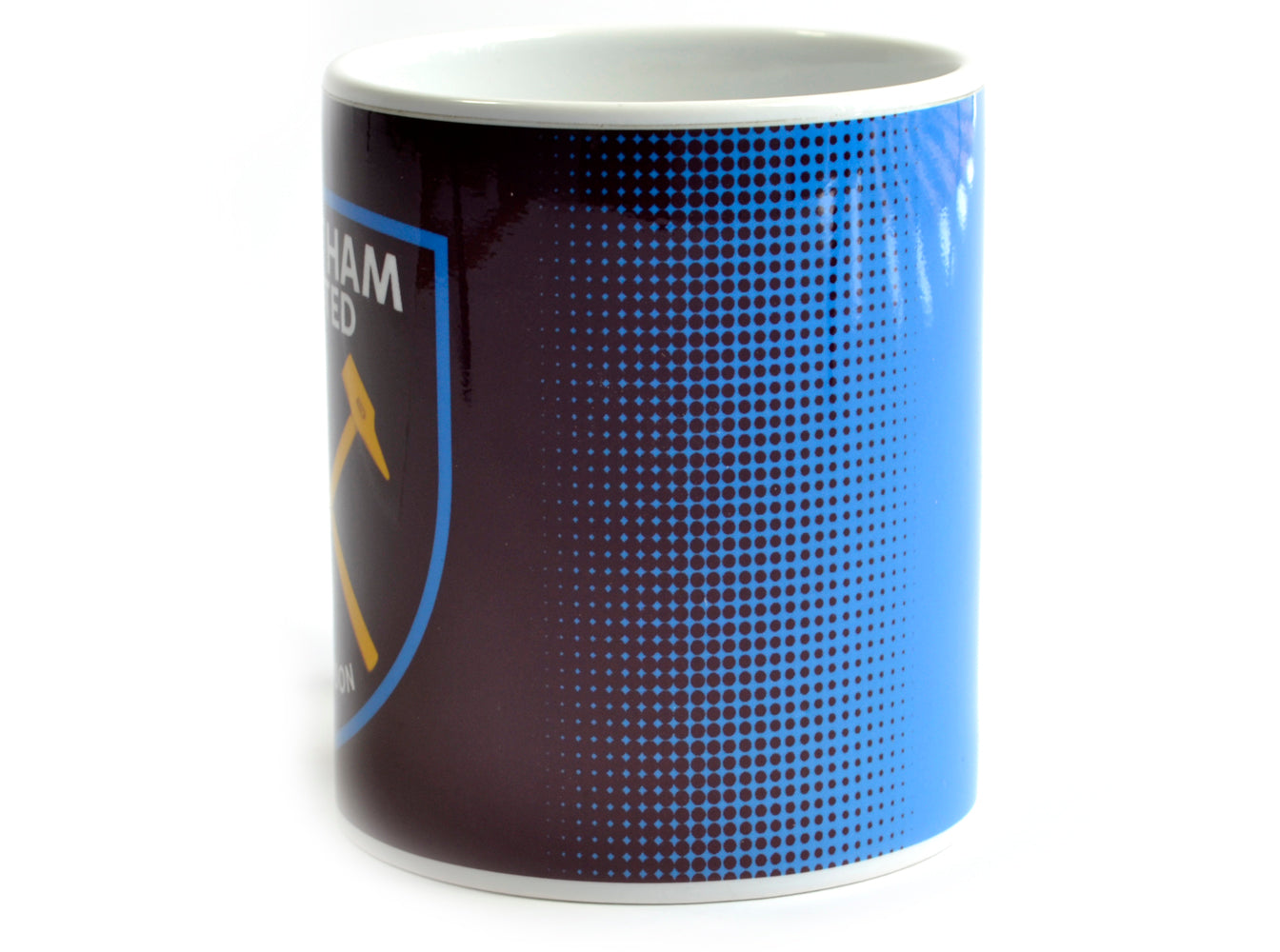 West Ham United Halftone 11oz Boxed Mug- Size One Size