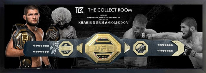 Khabib Nurmagomedov Signed UFC Classic Championship Replica Belt