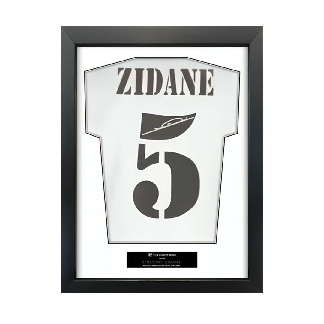 Zindeline Zidane Back Signed Real Madrid Icon Shirt